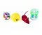 WOGY Набор игрушек для кошек: мышка , мячики и барабанчик