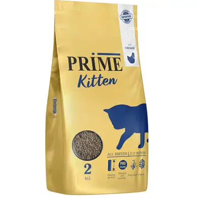 Prime KITTEN сухой корм для котят 2-12 мес с курицей
